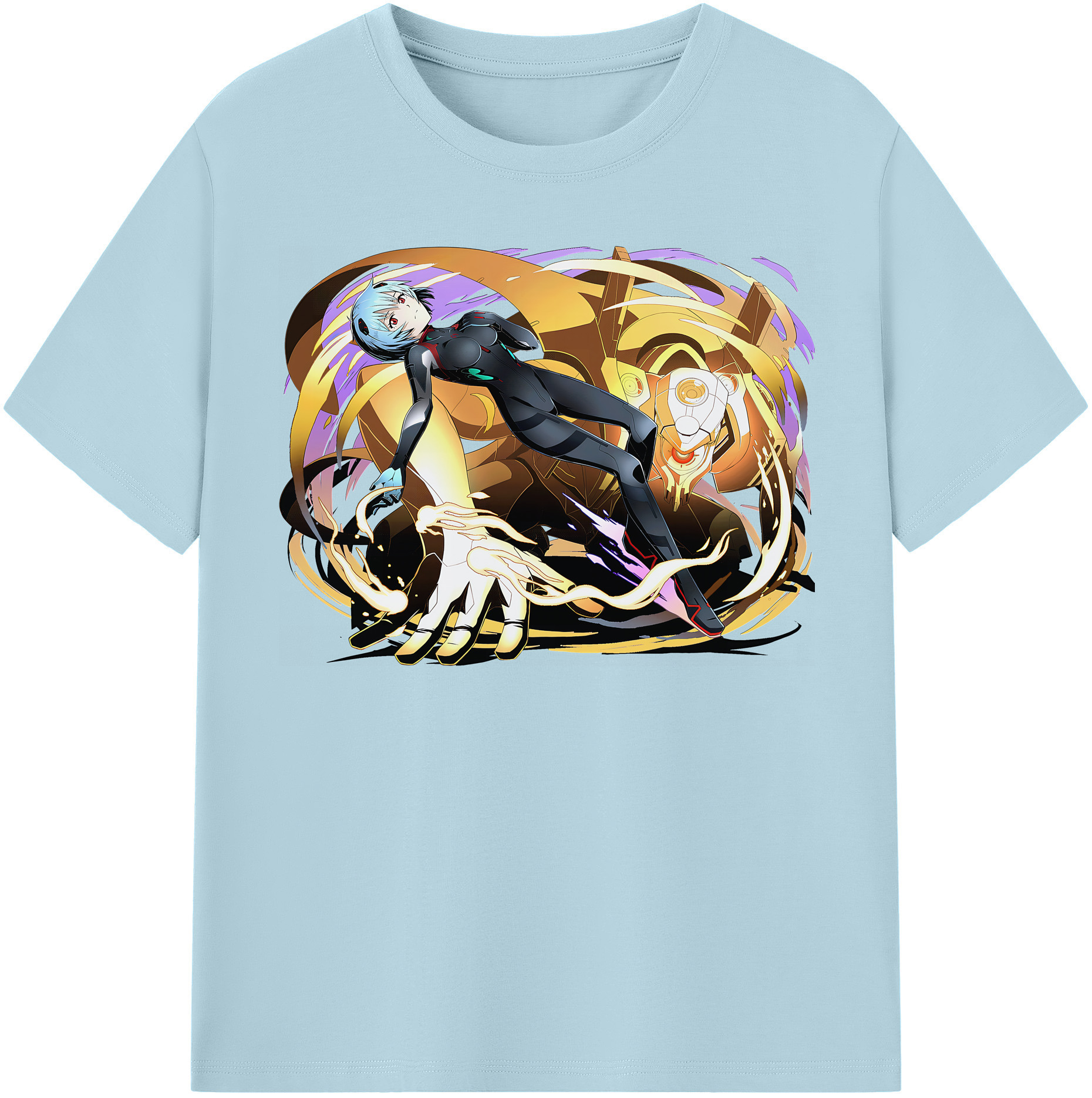 （画像用） EVA 新世紀エヴァンゲリオン 綿100％半袖Tシャツ（フロントプリント）